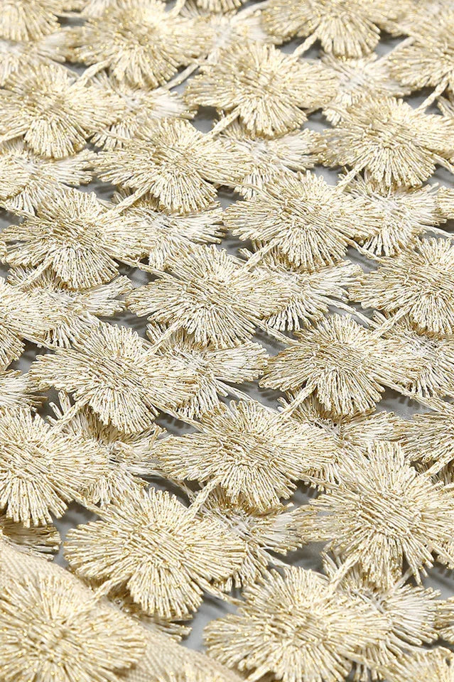 Saia Champagne Crochet Set - TEVQA