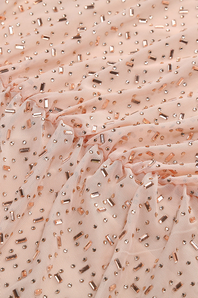 Crystal Embellished Cut Out Gown | Dress In Beauty