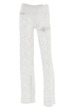 Lace Wide Leg Trousers - View 23 | TEVQA
