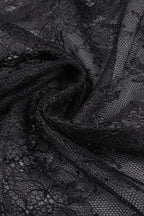 Aliza Lace and Mesh Fit and Flare Dress - View 16 | TEVQA