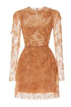 Embellished Lace Mini Dress - View 6 | TEVQA