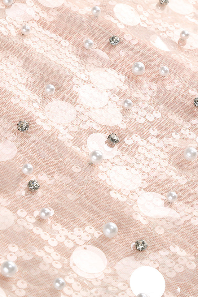 Pearl Sequin Embroidered Gown | Dress In Beauty