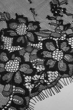 Aliza Lace and Mesh Fit and Flare Dress - View 17 | TEVQA