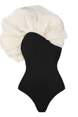 Exaggerated 3D Flower One Piece Swimsuit | Dress In Beauty