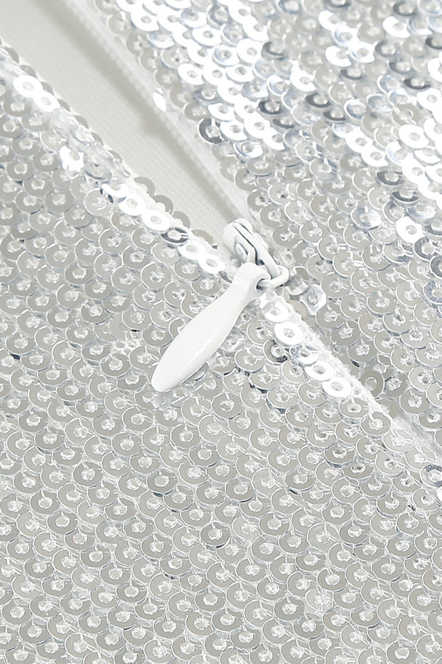 Faye Sequin Flower Mini Dress | Dress In Beauty