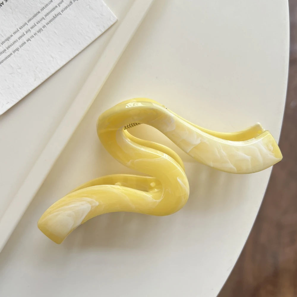 "Sunshine & Cream" Summer Statement Hair Claw Clip Collection (4 Styles)