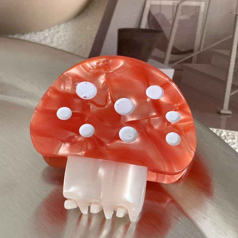 Mushroom hair claw clip - View 8 | TEVQA