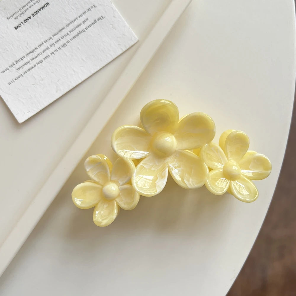 "Sunshine & Cream" Summer Statement Hair Claw Clip Collection (4 Styles)