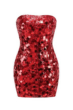 Strapless Sequin Mini Dress - View 12 | TEVQA