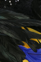 Sequin Feather Gown - View 9 | TEVQA