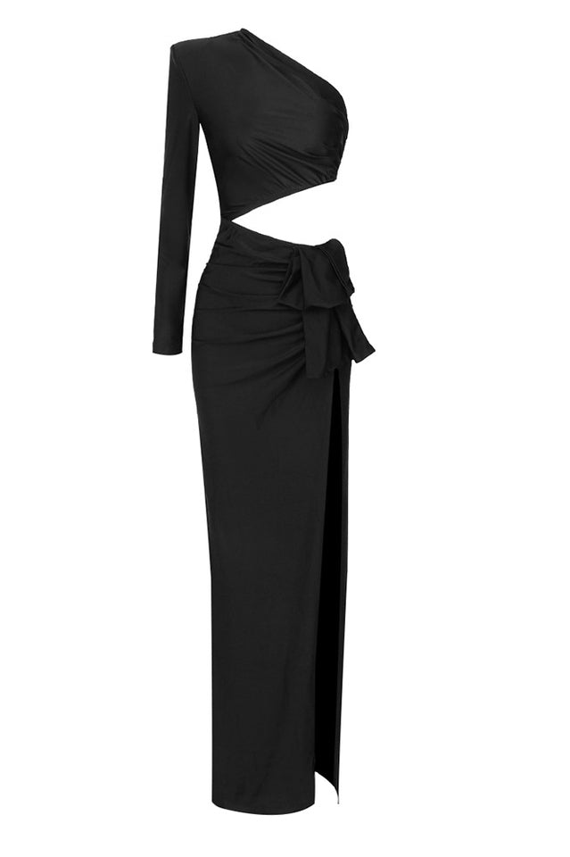 Gathered Single Shoulder Dress | Dress In Beauty