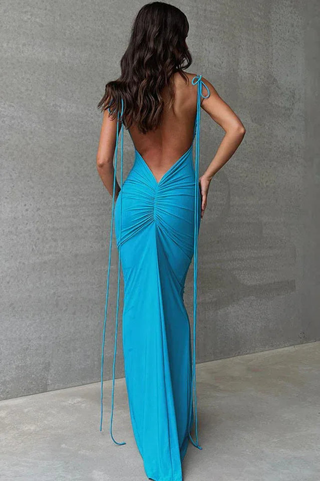 Mermaid maxi dress - View 8 | TEVQA