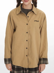 Reversible Oversized Shirt Jacket - View 6 | TEVQA