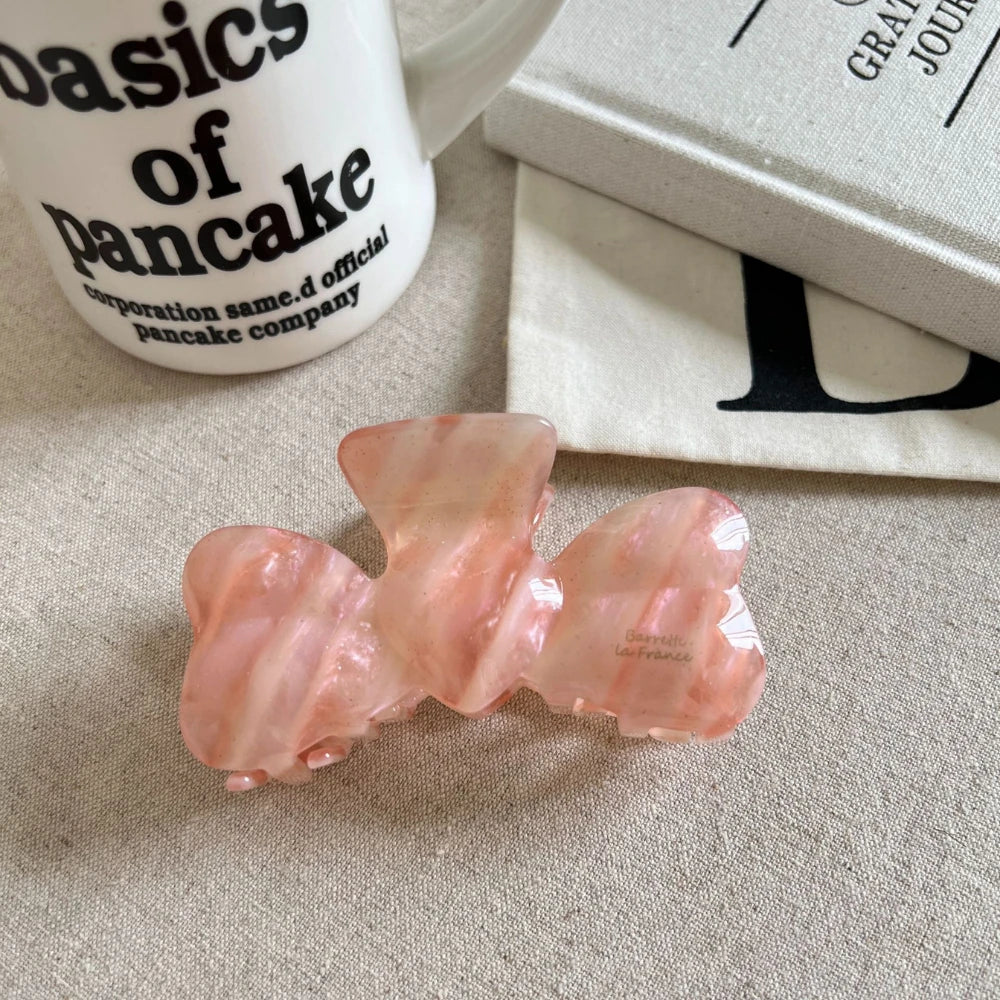 3D Acetate Bow Hair Claw Clip (3.5 Inch)