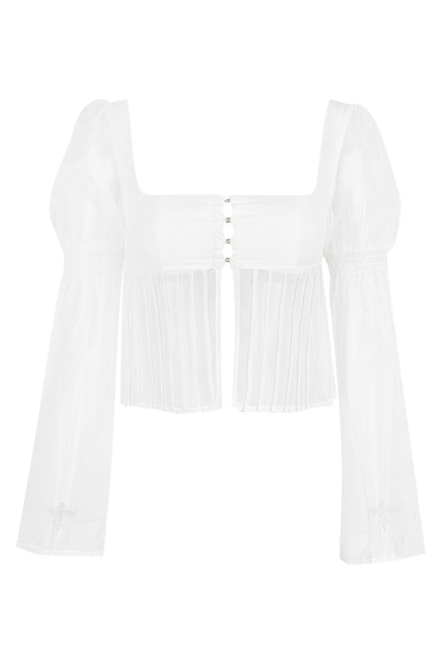 Lucie Chiffon Bustier Top | Dress In Beauty