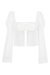 Lucie Chiffon Bustier Top | Dress In Beauty