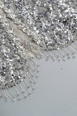 Crystal Sequin Two Piece Maxi Dress | Dress In Beauty