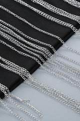 Evelyn Crystal Chain Detail Strapless Jumpsuit | Dress In Beauty