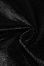Red velvet strapless mini dress with heart detail - View 17 | TEVQA
