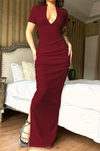 Column Maxi Dress - View 10 | TEVQA