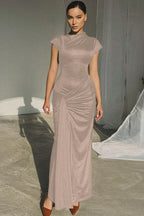 Tea Bodied Maxi Dress - TEVQA