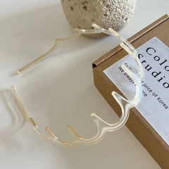 Wavy Comb Headband - Non-Slip Volumizing Toothed Hair Band