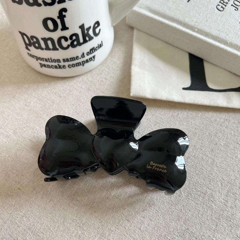3D Acetate Bow Hair Claw Clip (3.5 Inch)
