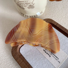 3.7 Inch Foodie Acetate Hair Claw - Solid 32g Whimsical Clip