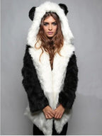 Wildcat Leopard Print Faux Fur Coat - TEVQA