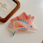 Large 4.3 Inch Acetate Sailfish Hair Claw Clip - View 10 | TEVQA