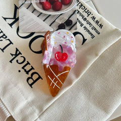 Whimsical "Dopamine" Food & Ice Cream Acetate Clip Collection (4 Inch) - TEVQA
