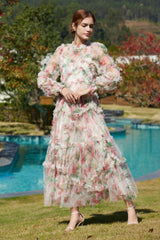 Aurora Floral Mesh Dress | Dress In Beauty