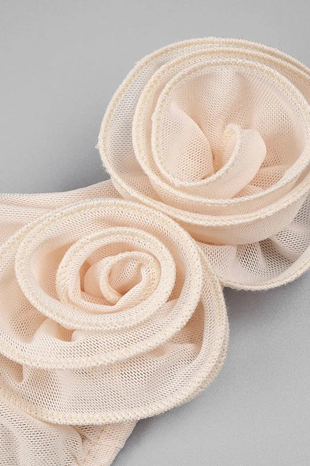 Vissarion 3D Flower Pleat Jumpsuit - TEVQA
