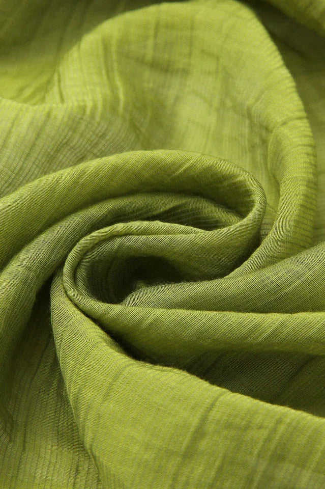Smocked Midi Dress with Puff Sleeves - View 12 | TEVQA