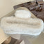 Jumbo Faux Fur Hair Claw Clip - View 6 | TEVQA