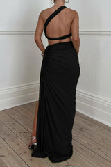 Viera Hollow Backless Split Dress Set | Dress In Beauty