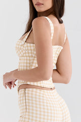 Lottie Shortcake Gingham Corset | Dress In Beauty