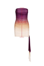 Strapless Ombre Mini Dress - View 8 | TEVQA