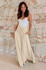 Basic High Waisted Flare Trousers | Dress In Beauty