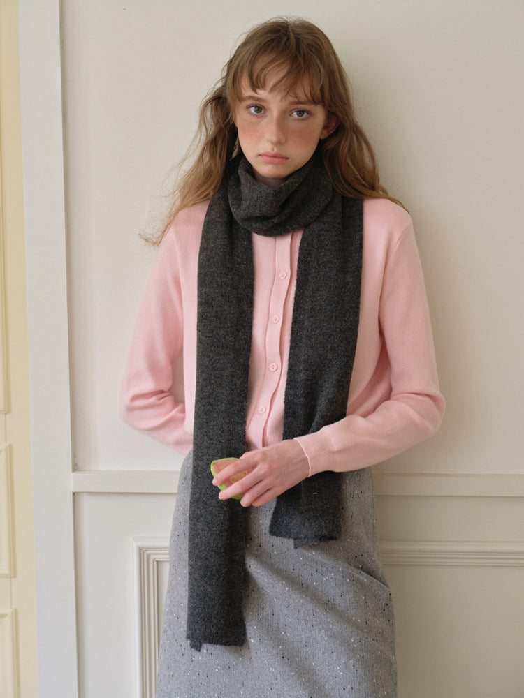 Soft Luxe Mohair Wool Blend Scarf Secondary image