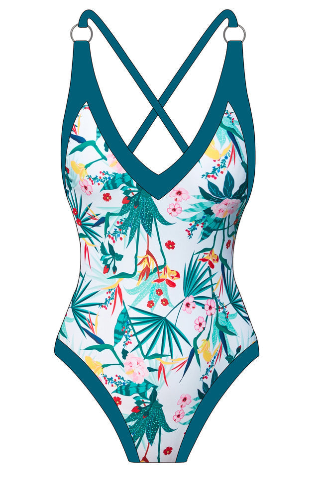 (S-XL) One Piece Swimsuit | Dress In Beauty