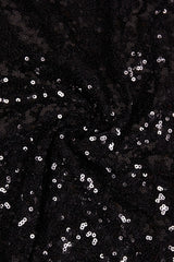 Bellamy Black Deep V Sequin Dress | Dress In Beauty