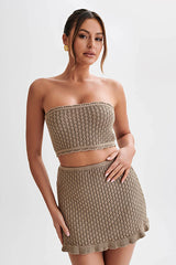 Always Say Goodbye Crochet Mini Skirt Set | Dress In Beauty