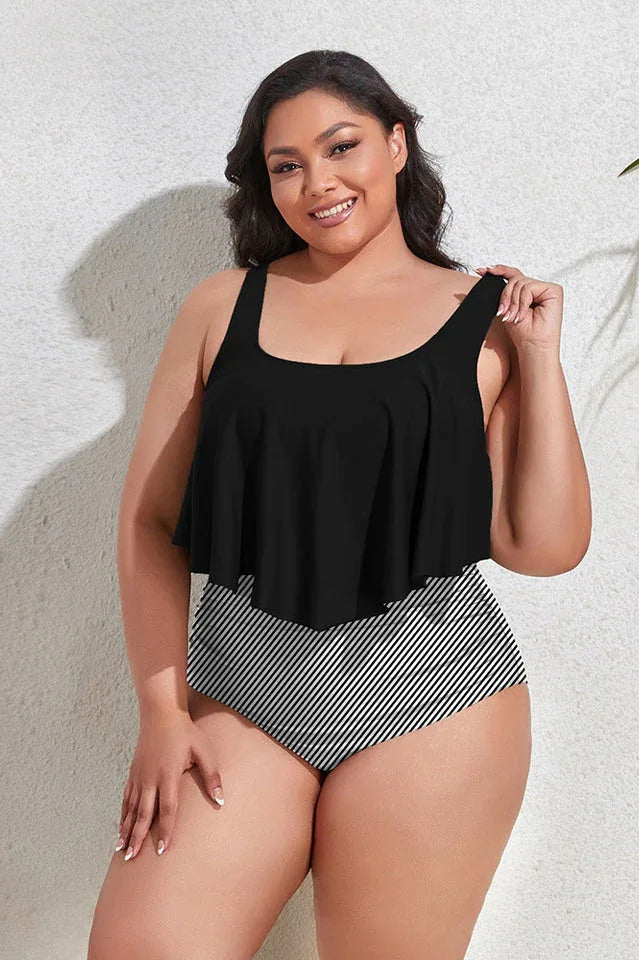Floral High Waist Bikini Set - View 39 | TEVQA