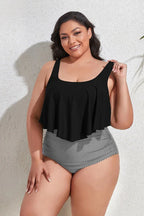 Floral High Waist Bikini Set - View 39 | TEVQA