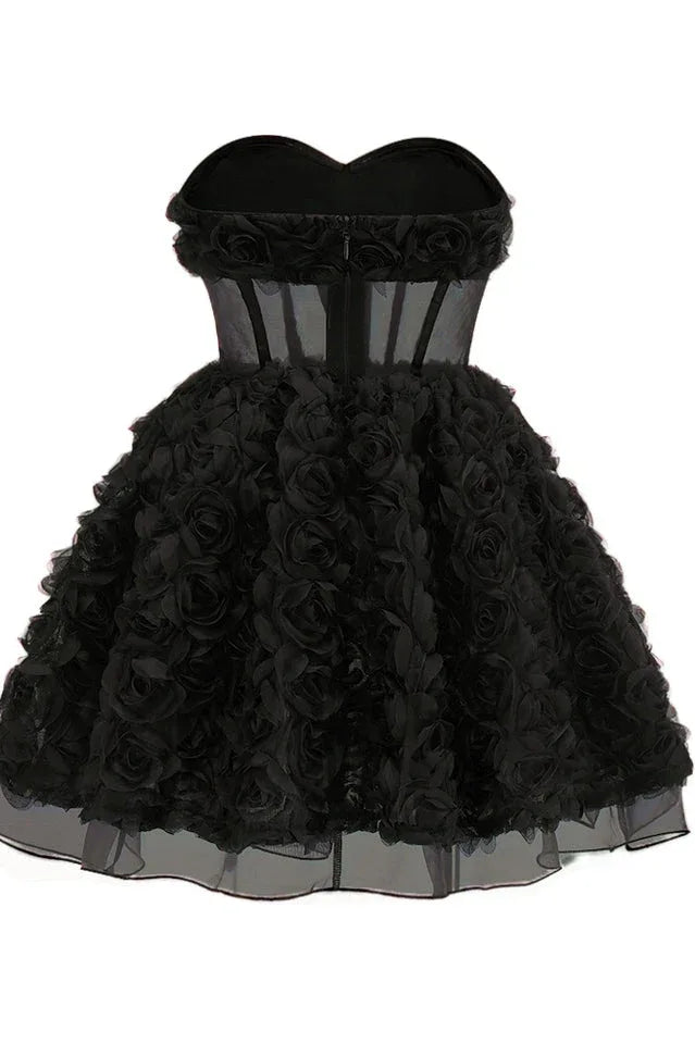 Floral A-Line Dress - View 18 | TEVQA