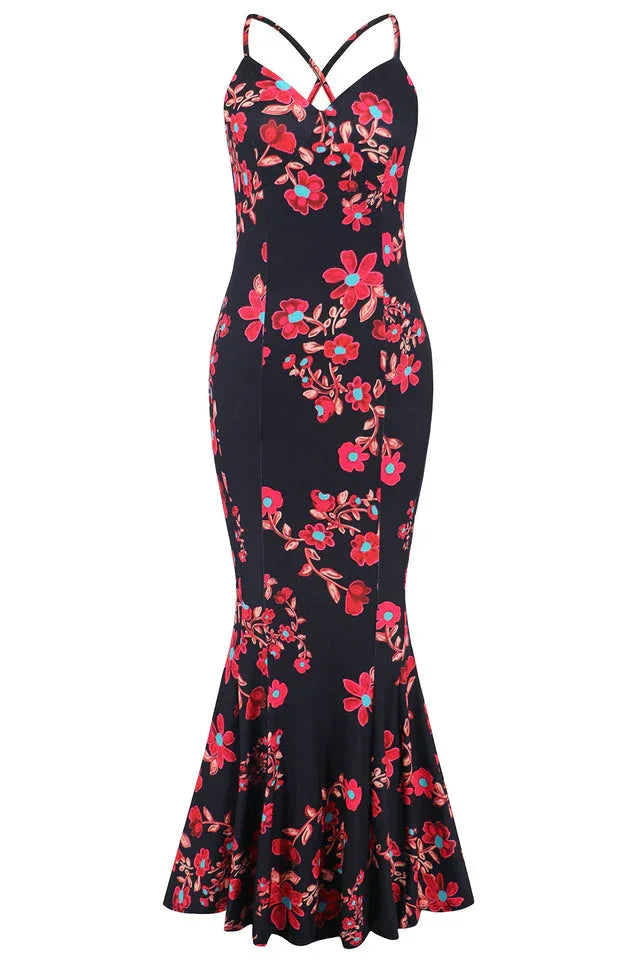 Mermaid Fishtail Dress - View 14 | TEVQA