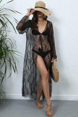 Tied Sheer Cover Up Cardigan | Dress In Beauty