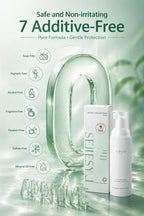 Gentle pH Balancing Cleansing Mousse bottle with botanical illustrations - View 9 | TEVQA
