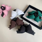 Large Padded Bow Hair Claw Clip - 5 Inch Soft Fabric Updo Clip - TEVQA